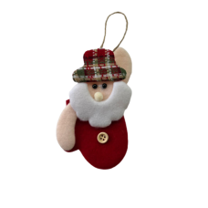 Kumaş Noel Baba Ağaç Süs